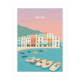 Amalfi Coast Italy Travel Postcard (Print Only) thumbnail