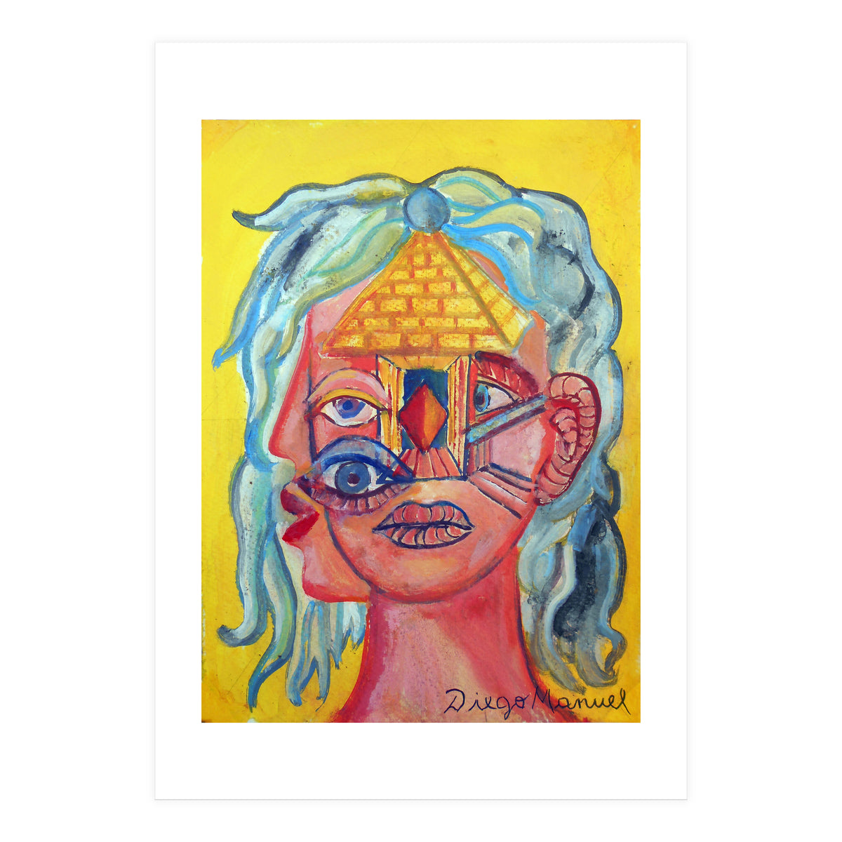 Cabeza De Mujer 12 (Print Only)