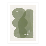 GREEN WATERCOLOR SHAPES NO.1  (Print Only) thumbnail