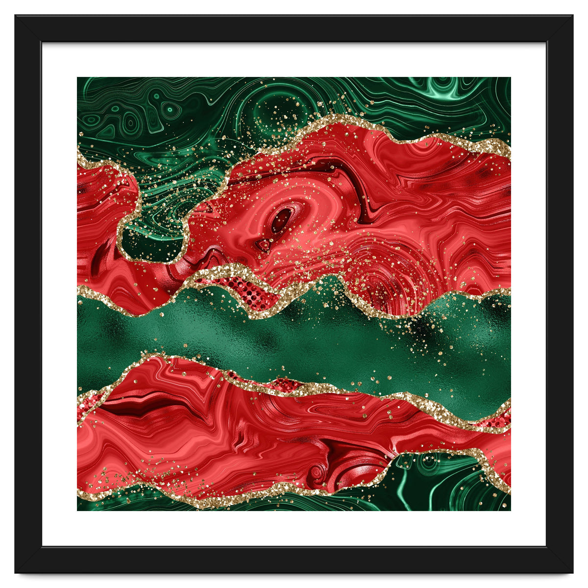 Christmas Glitter Agate Texture 01