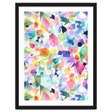 Colorful Watercolor Crystals and Gems thumbnail