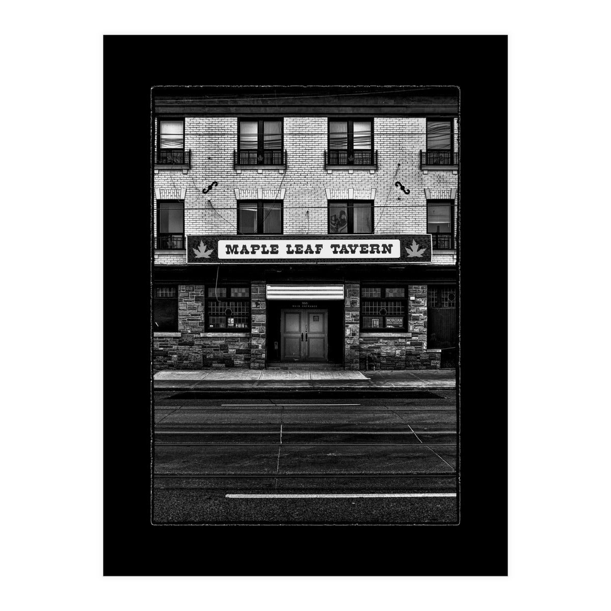 Maple Leaf Tavern No 1 with Border (Print Only)