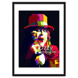 Ozzy Osbourne Metal Classic Rock Pop Art WPAP thumbnail