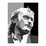 Phil Collins Rock Progressive Musician Black White (Print Only) thumbnail