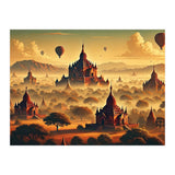 Vintage Bagan Poster, Myanmar (Print Only) thumbnail
