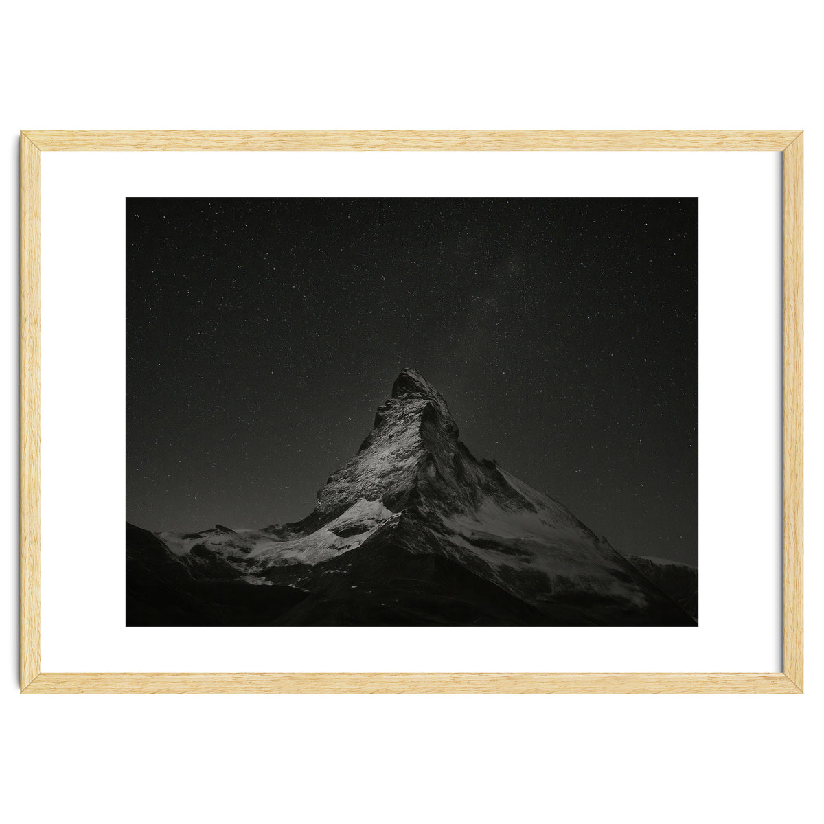 Matterhorn Switzerland Starry Night Mountain Photography