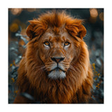 Majestic Lion Portrait Intense Gaze Wildlife (Print Only) thumbnail