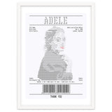 Receipt Art Adele thumbnail