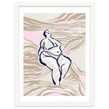 Follow the lines Serene woman in the water thumbnail