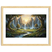 Enchanted Waterfall Meadow