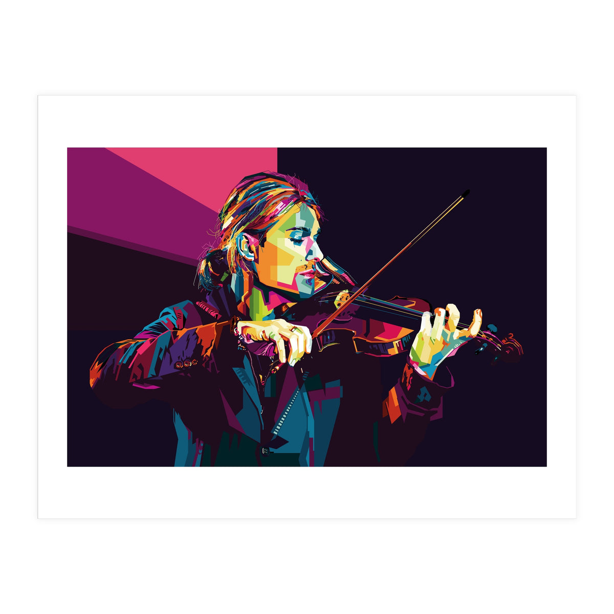 David Garrett Style WPAP (Print Only)