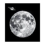 Diamond moon and UFO (Print Only) thumbnail