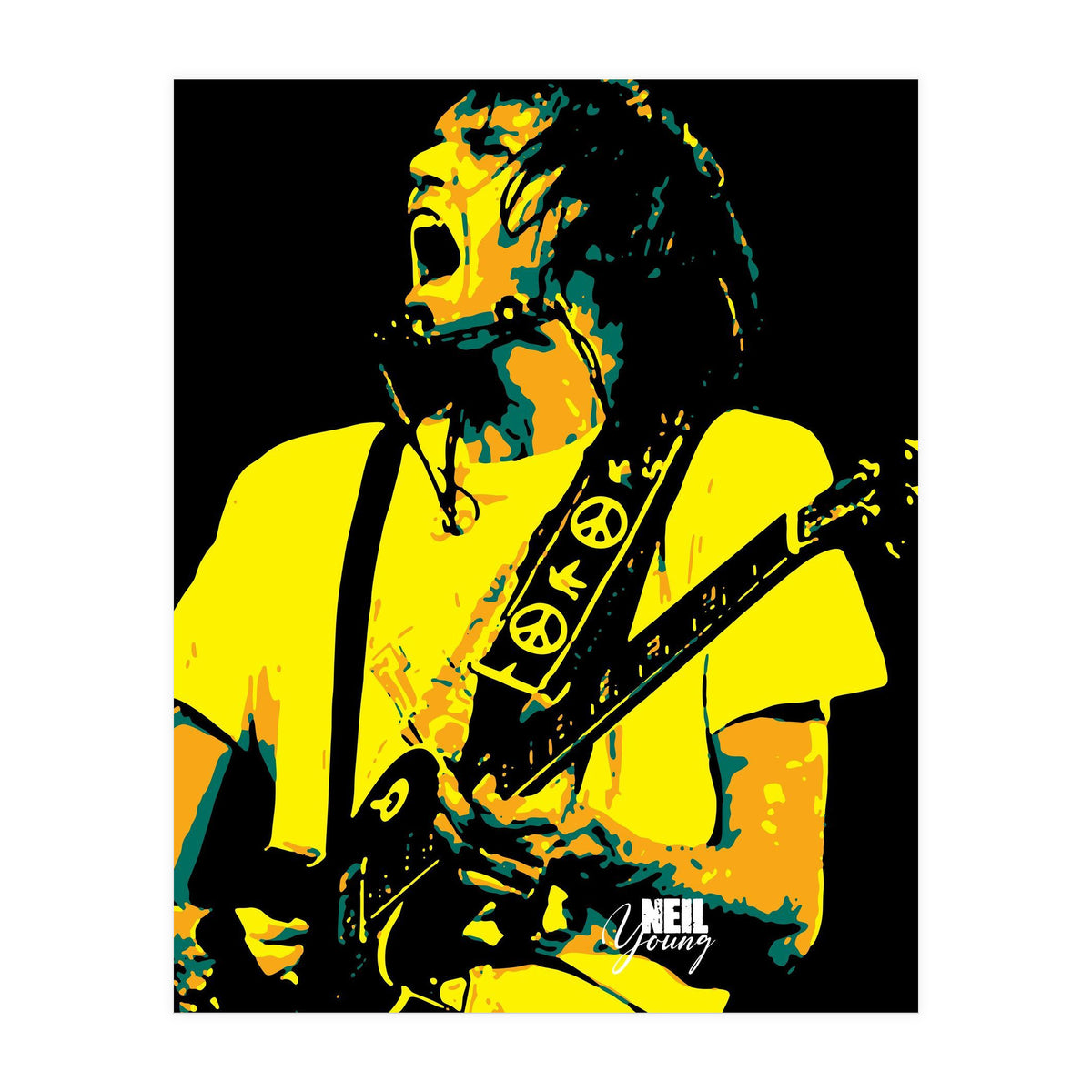 Neil Young Musician Legend 2 (Print Only)