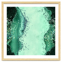 Emerald Glitter Agate Texture 01