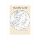 Stained Glass Window (ascii Art) (Print Only) thumbnail