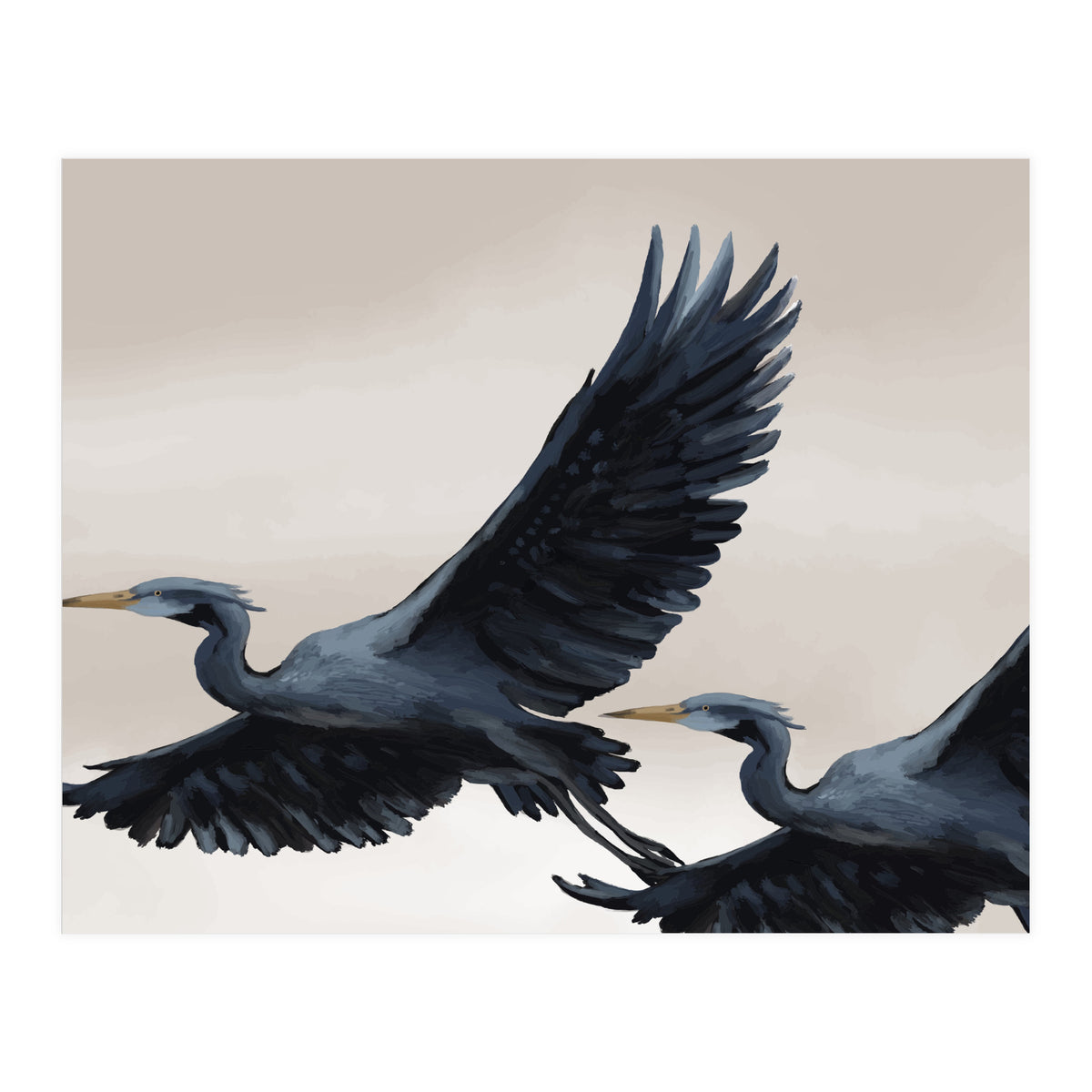 Migrating Herons (Print Only)