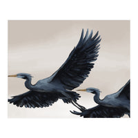 Migrating Herons (Print Only)