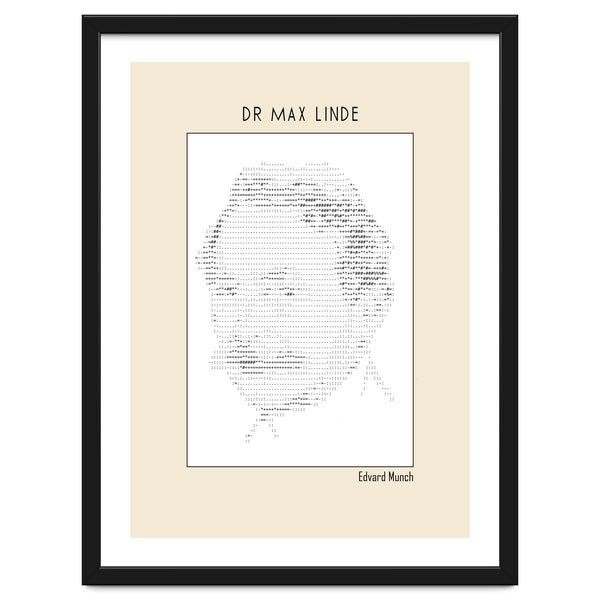 Dr Max Linde – Edvard Munch (ascii Art)
