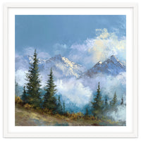 Majestic Snow-Capped Alpine Peaks
