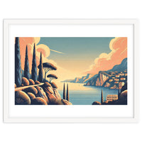 Vintage French Riviera Poster, France
