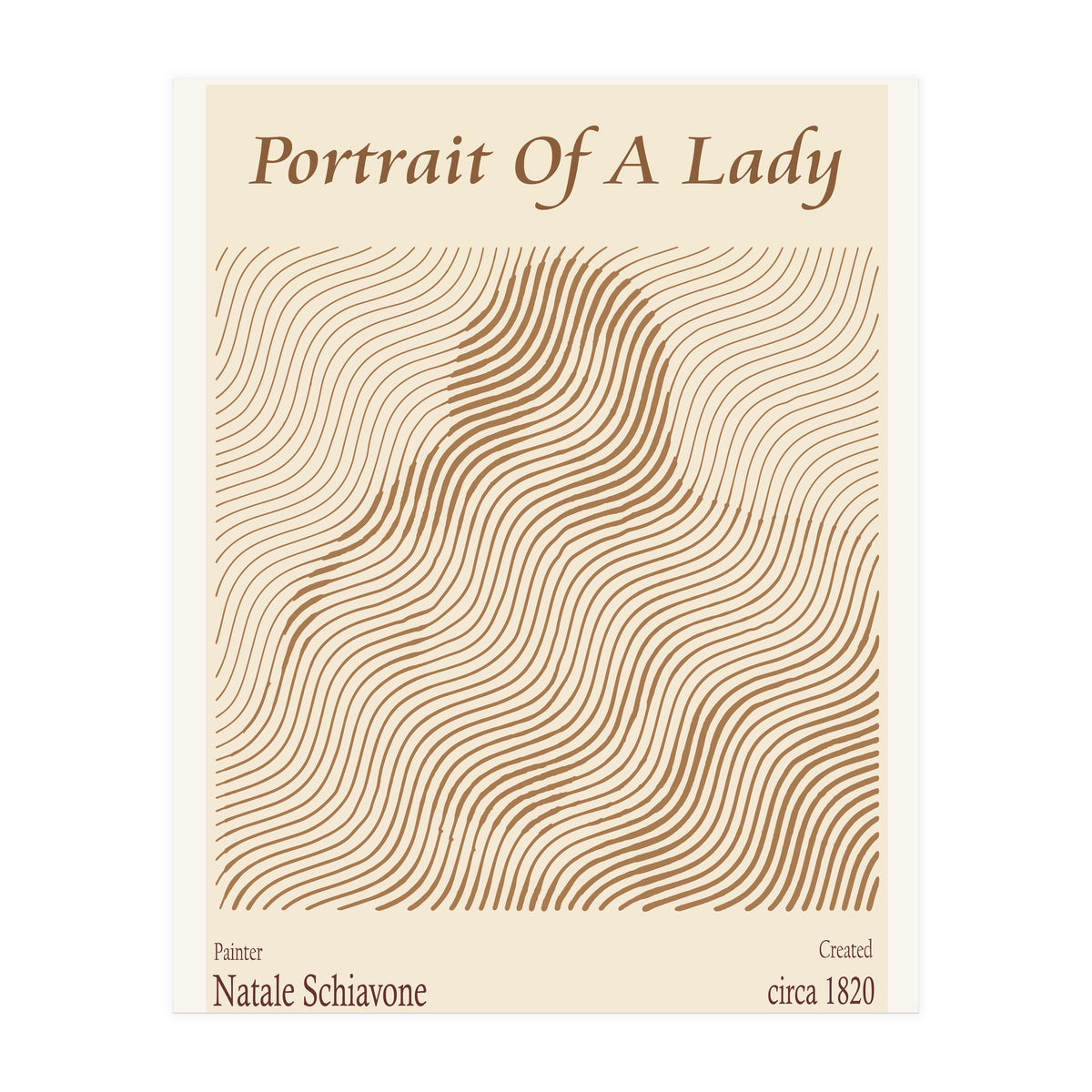 Portrait Of A Lady (circa 1820)– Natale Schiavone (italian, 1777 1858) (Print Only)