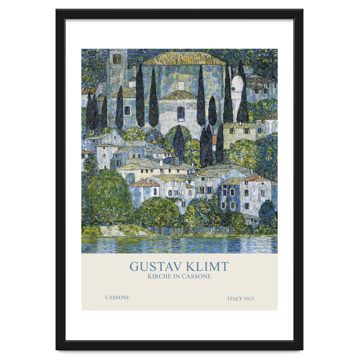 Gustav Klimt - Kirche in Cassone