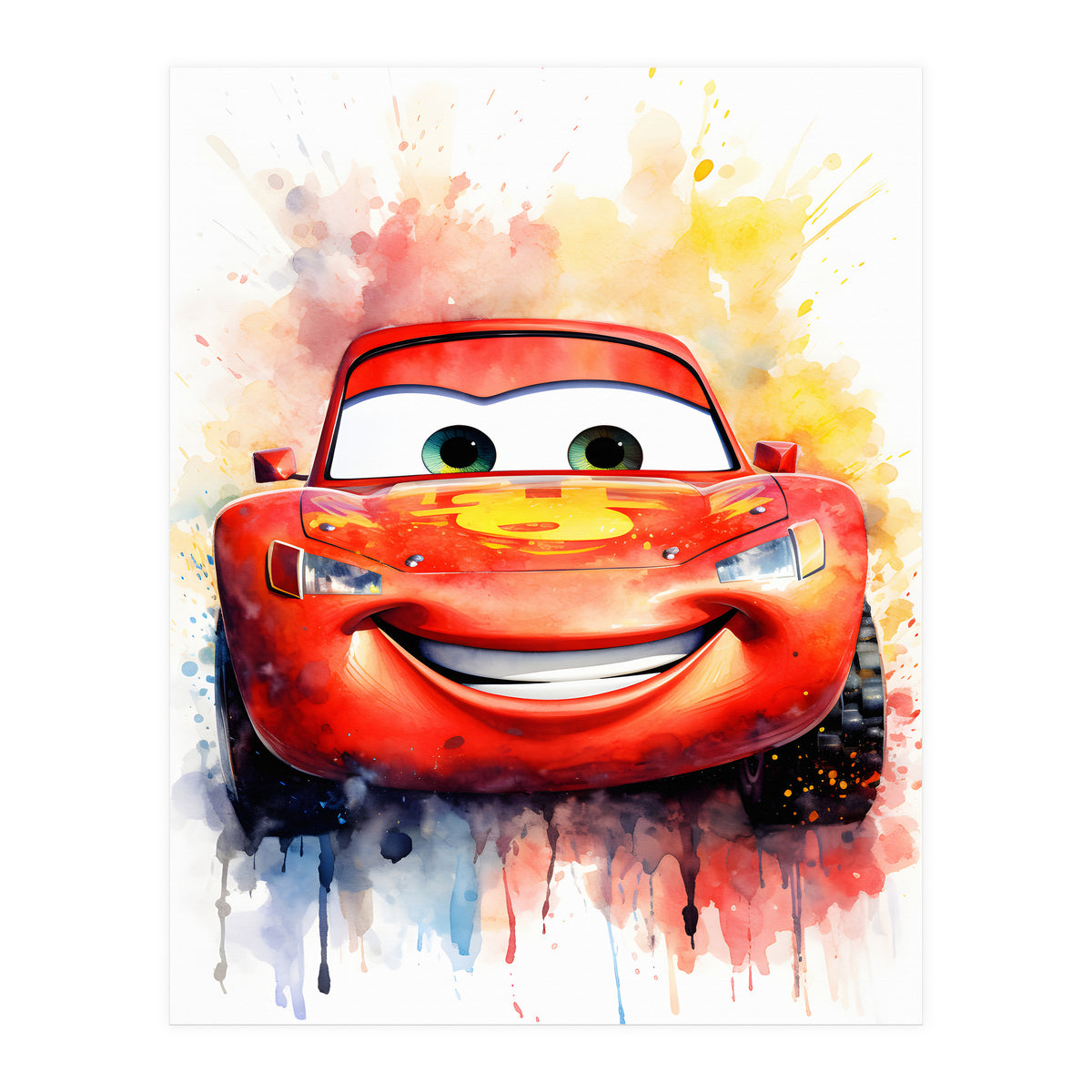 Car Mcqueen (Print Only)