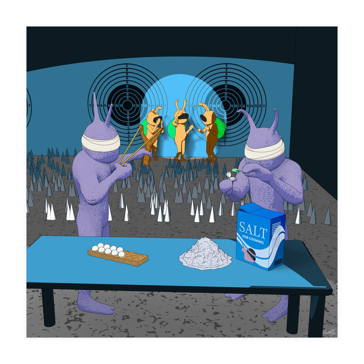 Shooting Range (Lwuba 050 Shooting Range) (Print Only)