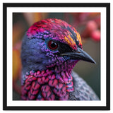 Vibrant Exotic Bird Detailed Feather Close Up thumbnail