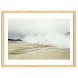 Tourists hidden in the hot spring steam -  Iceland thumbnail