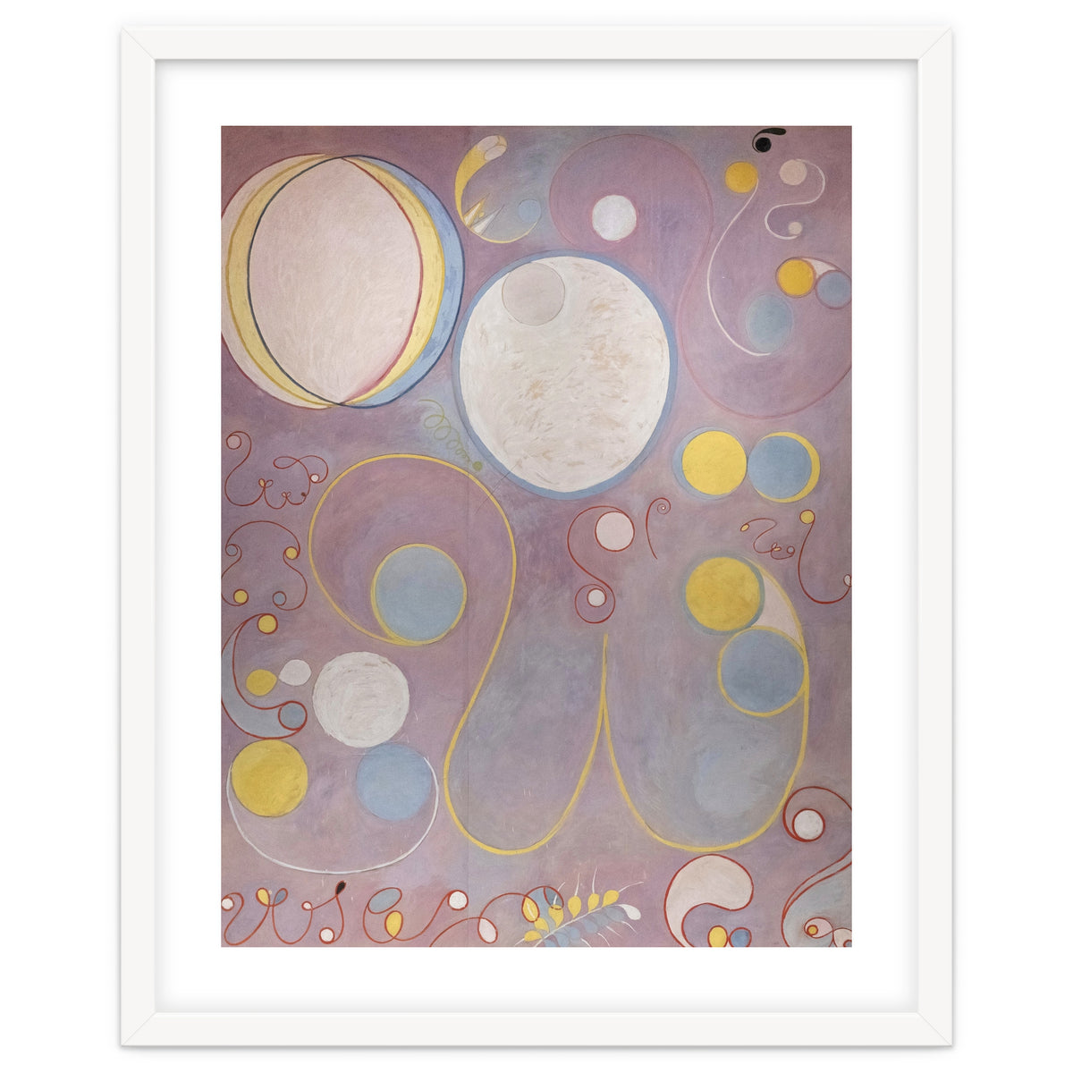 Hilma af Klint - The Ten Largest No 8 Adulthood Abstract Spiritual Geometry Art