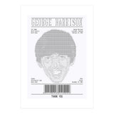 Receipt Art George Harrison (Print Only) thumbnail