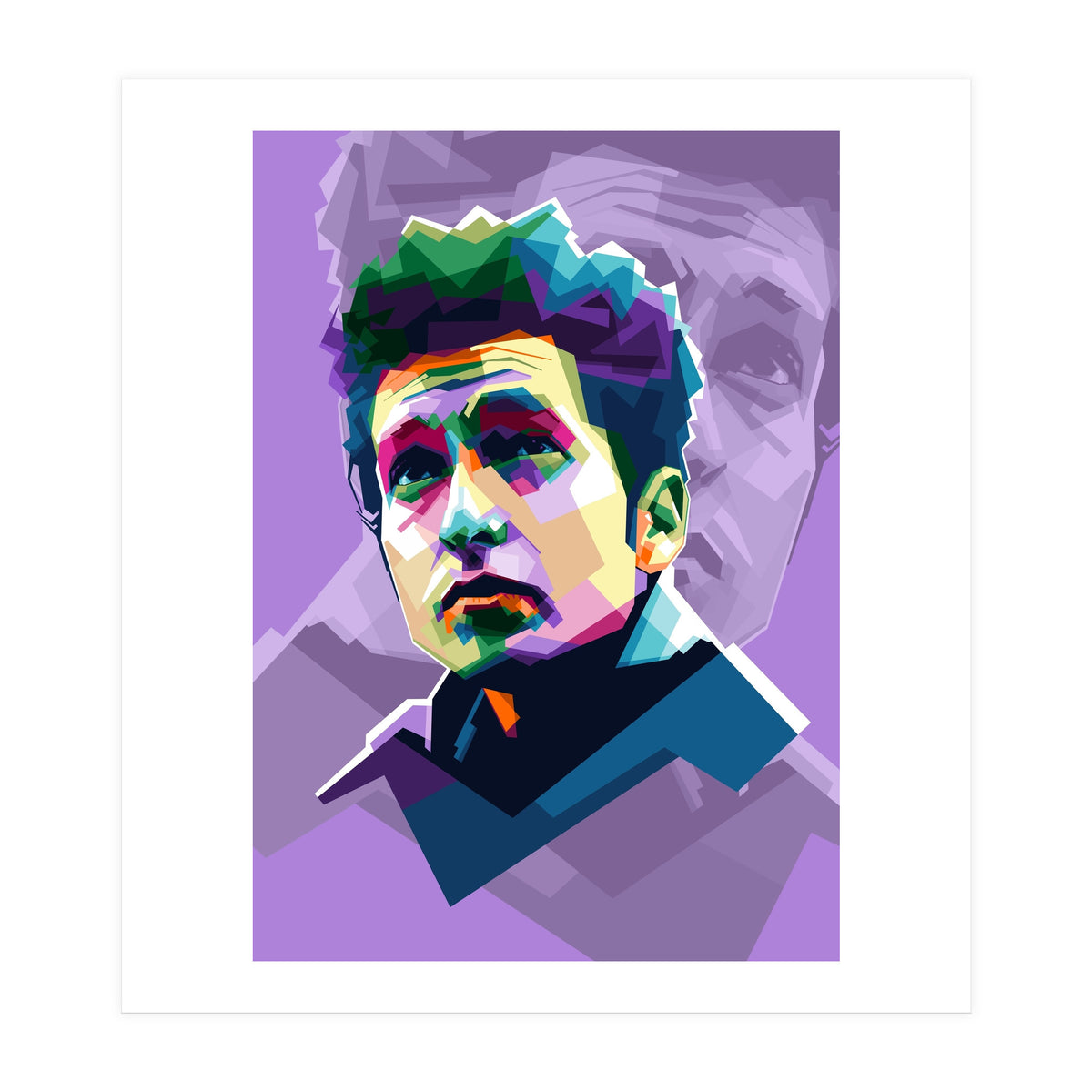 Bob Dylan Pop Art WPAP (Print Only)