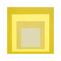 JOSEF ALBERS - HOMAGE TO THE SQUARE YELLOW WHITE (Print Only)
