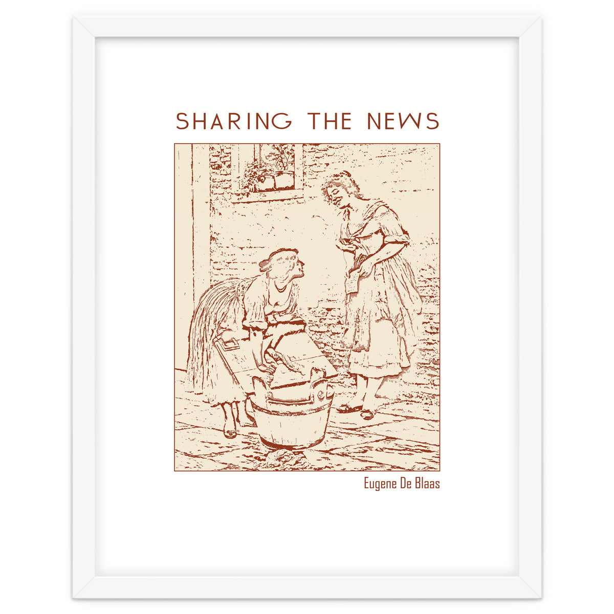 Sharing The News – Eugene De Blaas