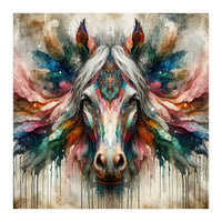 Ornate Horse Portrait (Print Only)