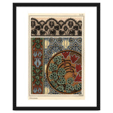 Cyclamen persicum motif in patterns for lace, wallpaper and fabric. thumbnail