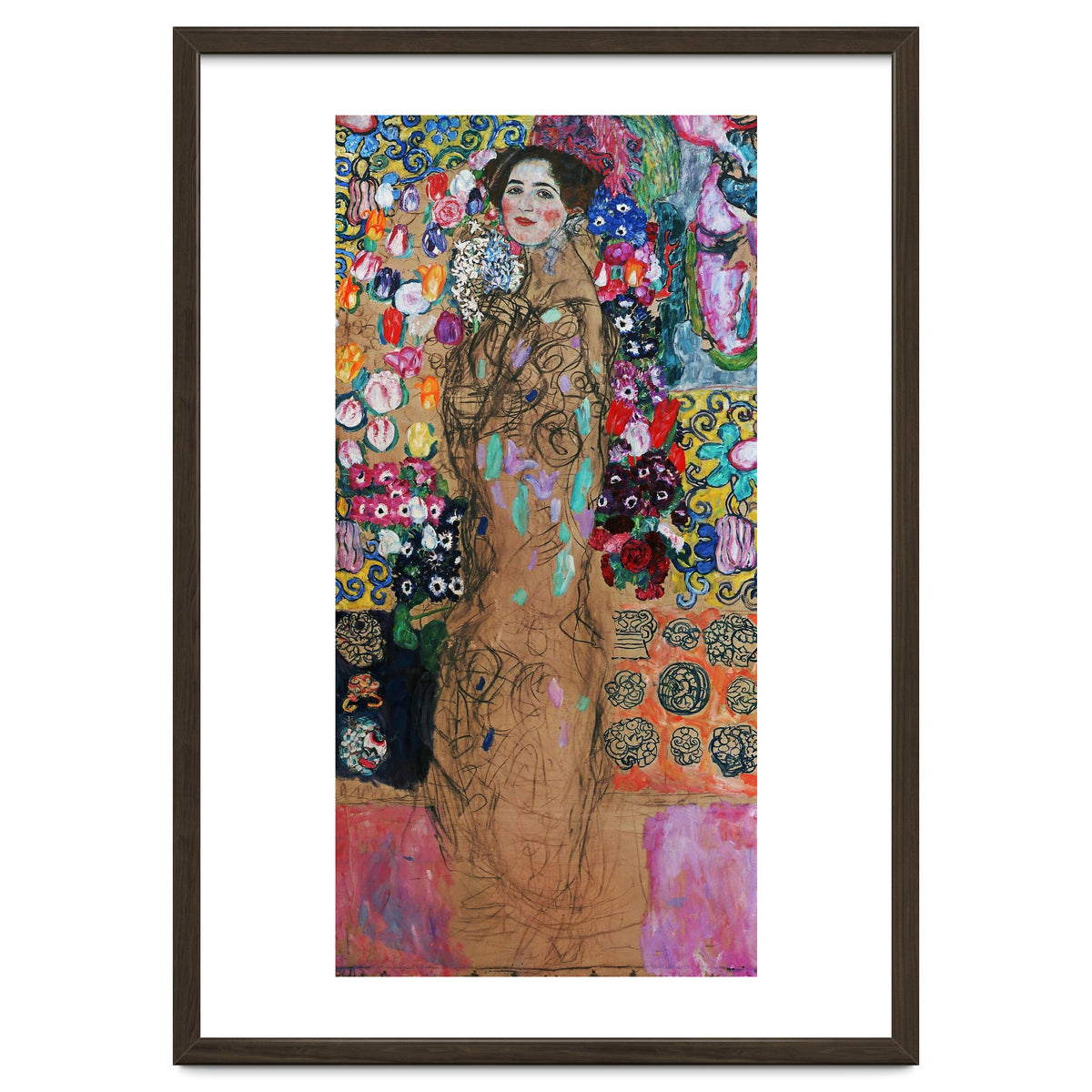 Gustav Klimt / 'Retrato de Maria Munk', 1917, Oil on canvas, 180 x 90 cm.