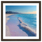 Sparkling Pastel Shoreline with Glittering Turquoise Waves thumbnail