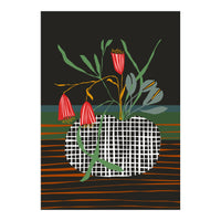 Midcentury vase dark (Print Only)