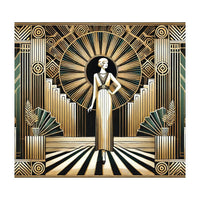 Golden Twenties Flair In Art Deco (Print Only)