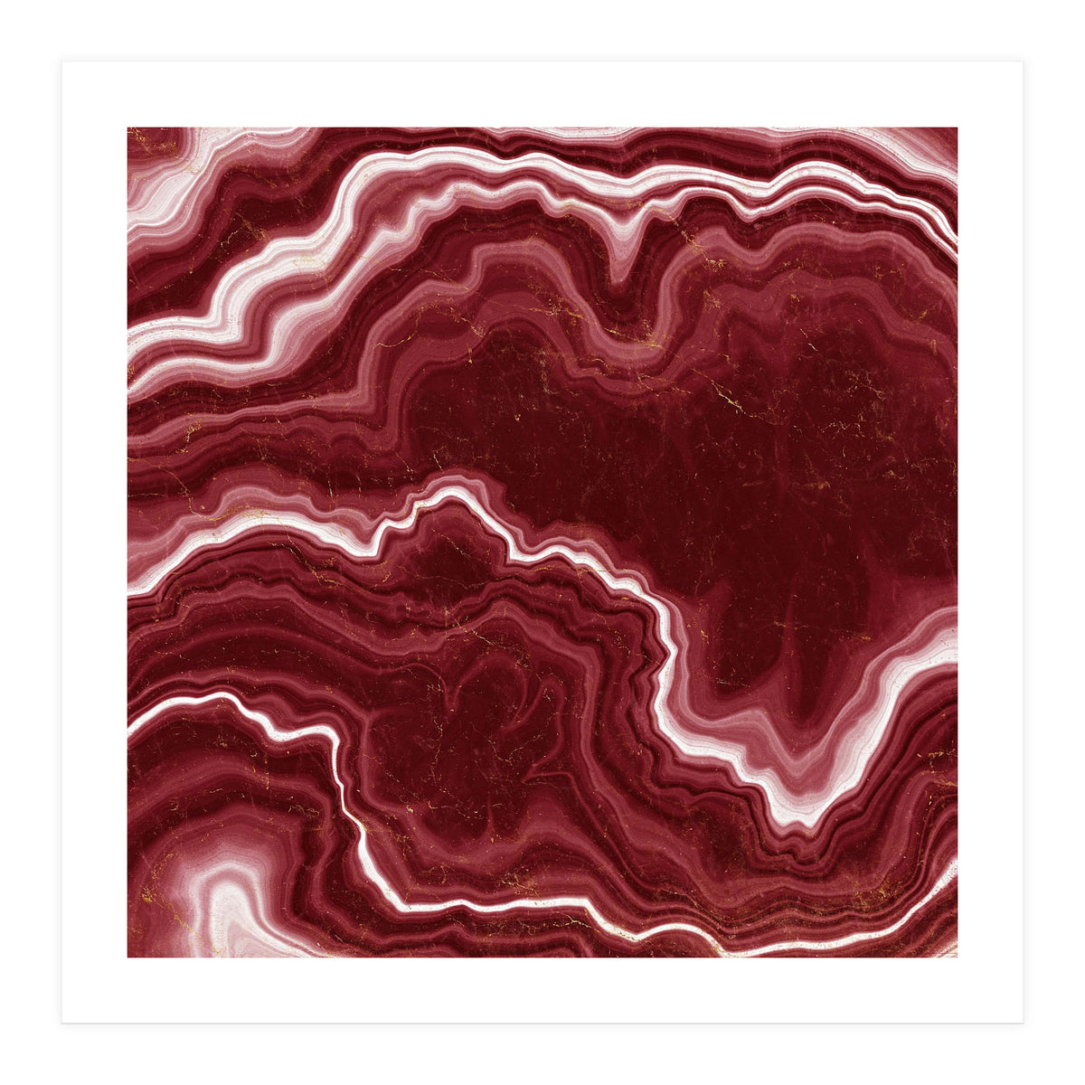 Red Agate Texture 09  (Print Only)