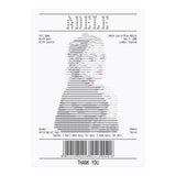 Receipt Art Adele (Print Only) thumbnail
