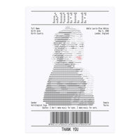 Receipt Art Adele (Print Only)