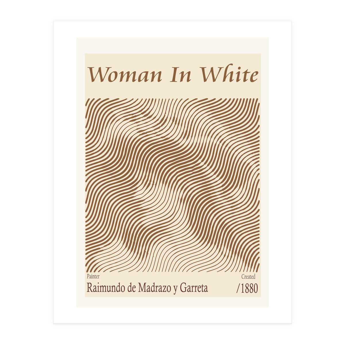 Woman In White – Raimundo De Madrazo Y Garreta (1880) (Print Only)