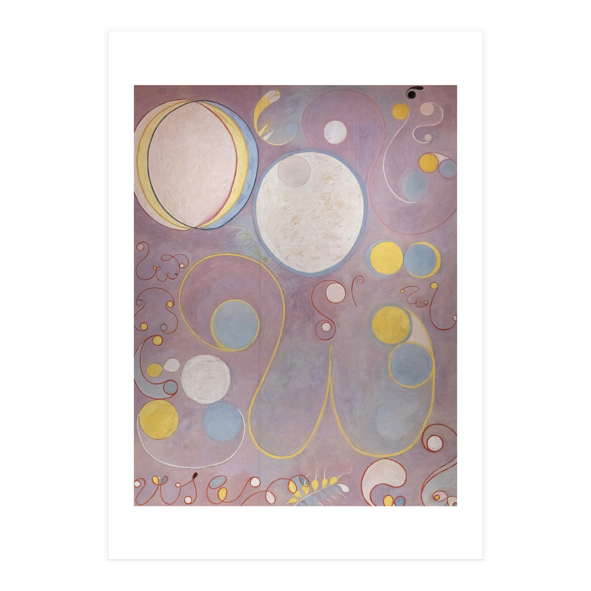 Hilma af Klint - The Ten Largest No 8 Adulthood Abstract Spiritual Geometry Art (Print Only)