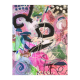 Crazy Town Multimedia Abstract Art Print Large Wall Art Poster Viddy Pop Mood Room (Print Only) thumbnail