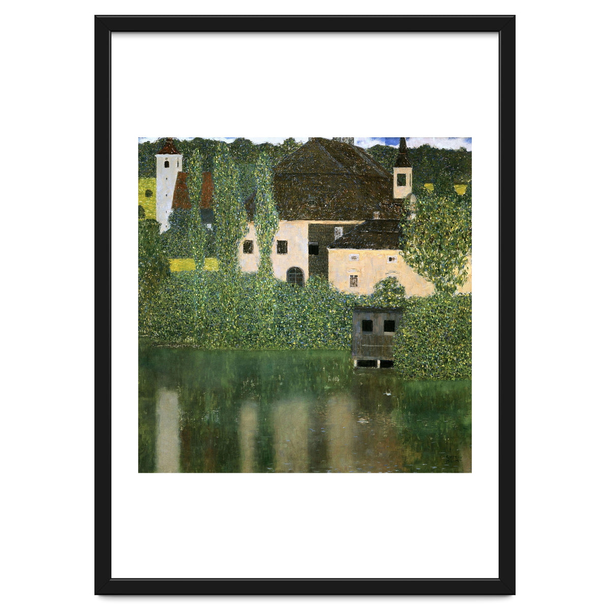 'Water Castle', 1908, Oil on canvas, 102,5 x 102 cm.