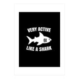 Very active like a shark  (Print Only) thumbnail