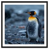 King Penguin Standing In The Rain thumbnail